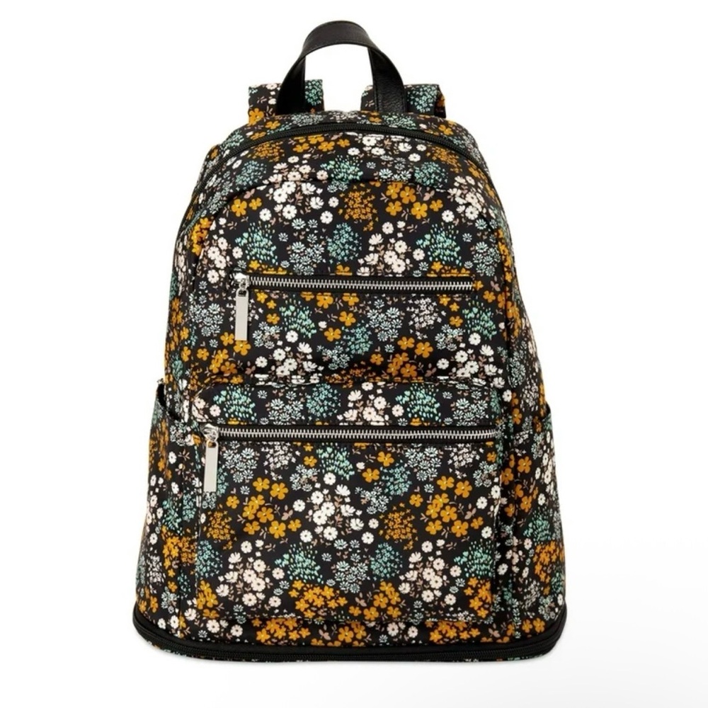 Floral Women's Nylon Backpack EUC